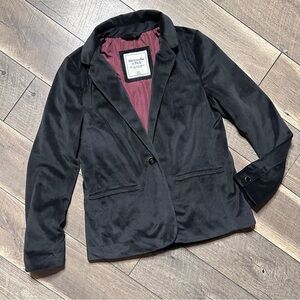 Abercrombie & Fitch Velour Blazer